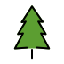 evergreen tree on OpenMoji