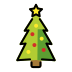Christmas tree on OpenMoji