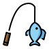 fishing pole on OpenMoji