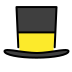top hat on OpenMoji