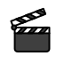 clapper board on OpenMoji