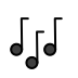 musical notes on OpenMoji