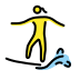 woman surfing on OpenMoji