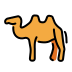 two-hump camel on OpenMoji