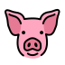 pig face on OpenMoji