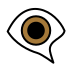 eye in speech bubble on OpenMoji