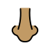 nose: medium skin tone on OpenMoji