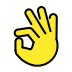 OK hand on OpenMoji