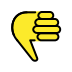 thumbs down on OpenMoji