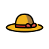 woman’s hat on OpenMoji