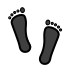 footprints on OpenMoji