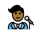 นักร้องชาย: โทนผิวสีแทน on OpenMoji