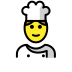 man cook on OpenMoji