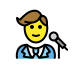 man singer on OpenMoji