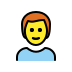 man: red hair on OpenMoji