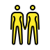 women holding hands on OpenMoji