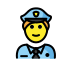 police officer on OpenMoji