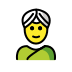 person wearing turban on OpenMoji