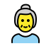 old woman on OpenMoji