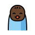 baby: dark skin tone on OpenMoji