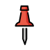 pushpin on OpenMoji