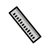 straight ruler on OpenMoji