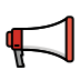 megaphone on OpenMoji