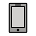 mobile phone on OpenMoji