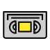 videocassette on OpenMoji