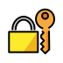 locked with key on OpenMoji
