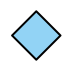 large blue diamond on OpenMoji