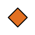 small orange diamond on OpenMoji