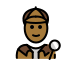 นักสืบ: โทนผิวสีแทน on OpenMoji