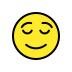 relieved face on OpenMoji
