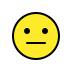 neutral face on OpenMoji