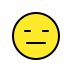 expressionless face on OpenMoji