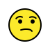 unamused face on OpenMoji