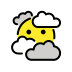 face in clouds on OpenMoji