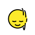 head shaking vertically on OpenMoji