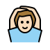 man gesturing OK: light skin tone on OpenMoji