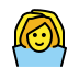 woman gesturing OK on OpenMoji