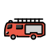 fire engine on OpenMoji