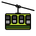 mountain cableway on OpenMoji