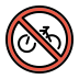 no bicycles on OpenMoji