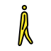 man walking on OpenMoji