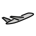 airplane departure on OpenMoji