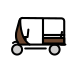 auto rickshaw on OpenMoji
