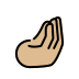 pinched fingers: medium-light skin tone on OpenMoji