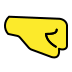 right-facing fist on OpenMoji