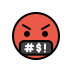 face with symbols on mouth on OpenMoji